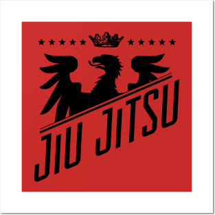 Eagle Jiu Jitsu Dark Posters and Art